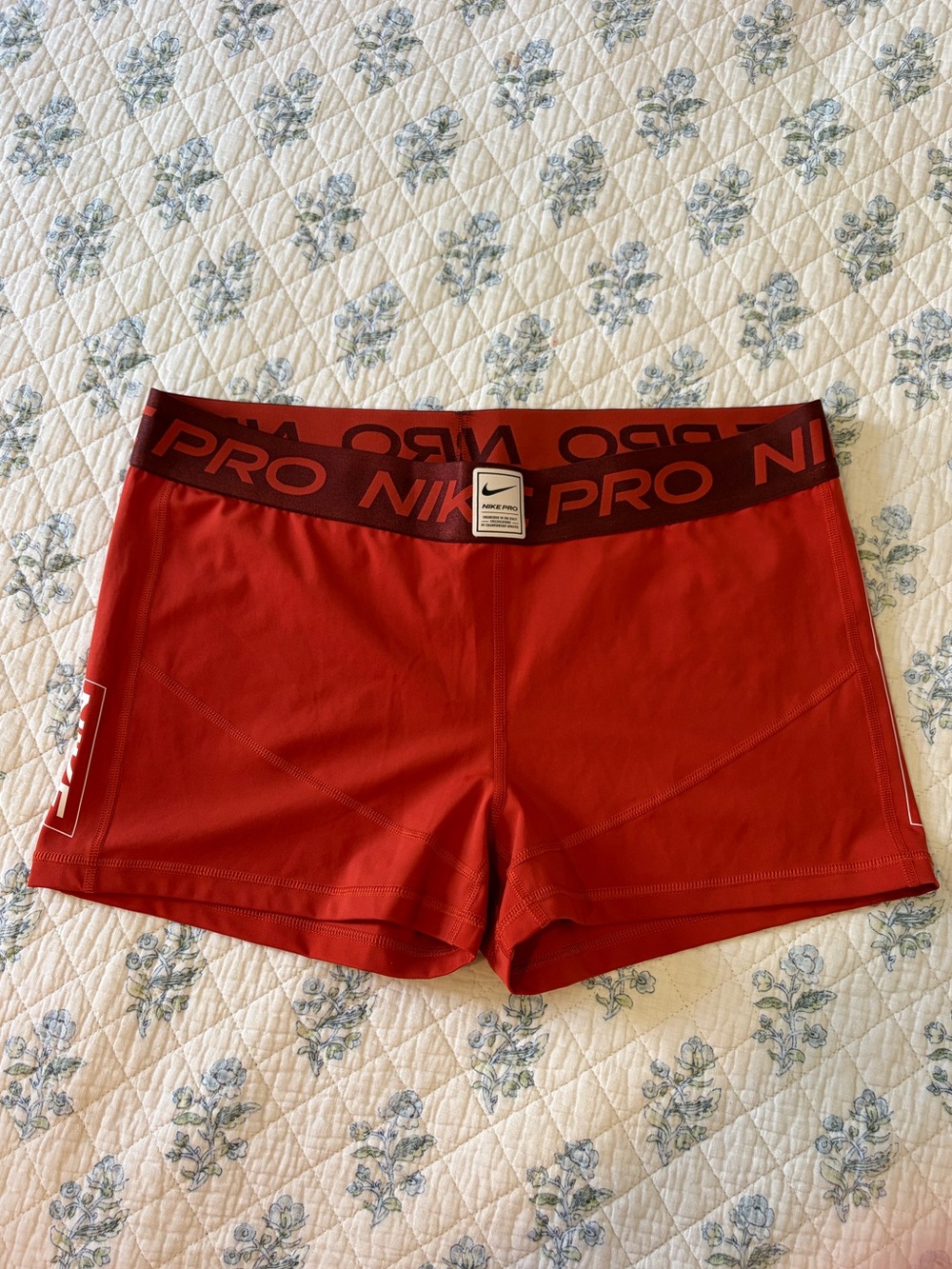 Nike Pro Red Women's Performance Bike Shorts